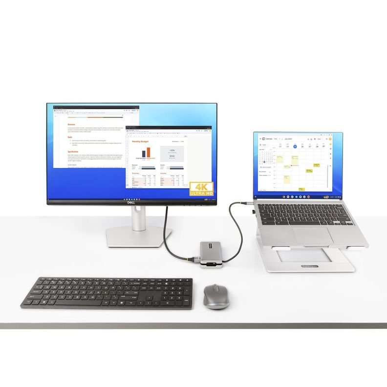 Docking Station USB-C - HDMI 4K a 60Hz VGA GbE 3 puertos USB-5