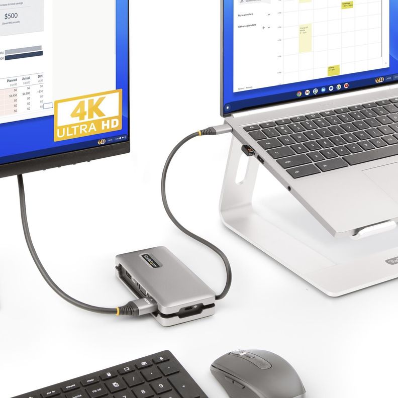 Docking Station USB-C - HDMI 4K a 60Hz VGA GbE 3 puertos USB-6
