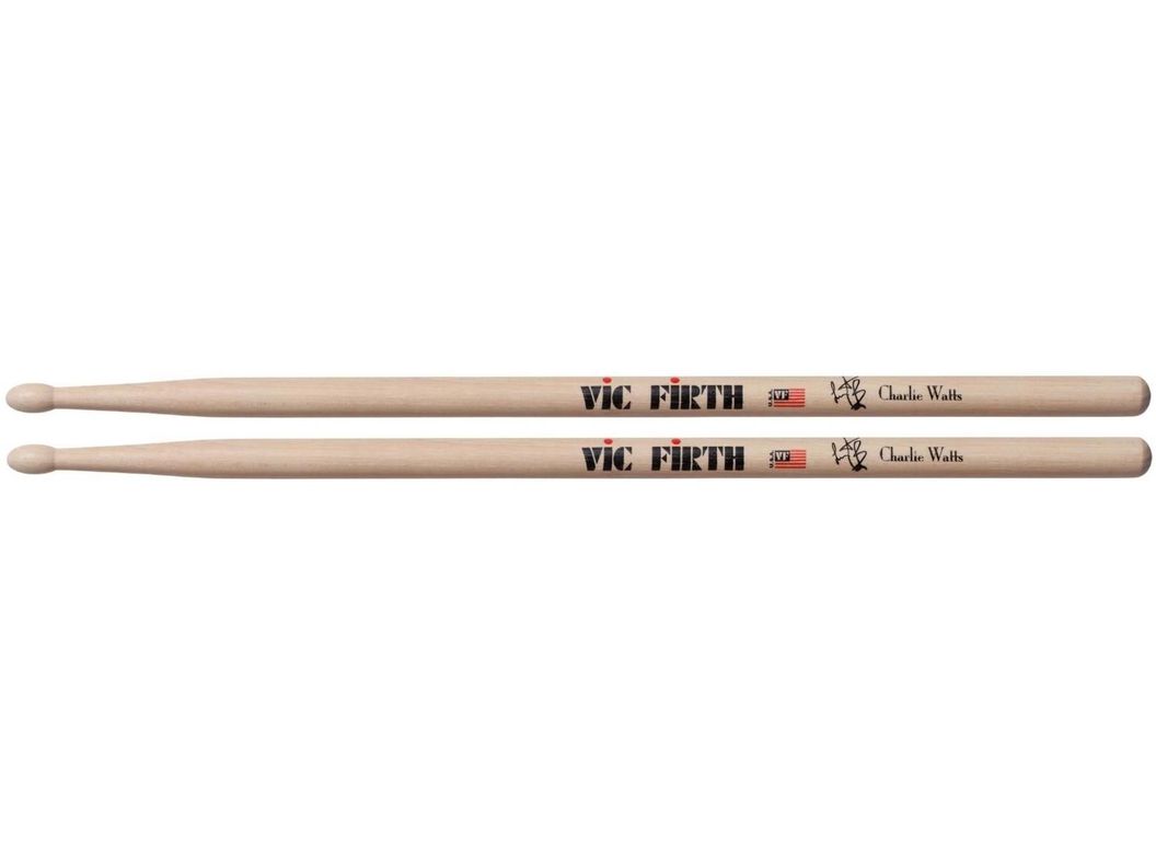 Baquetas Batería Serie Autografiados/Charlie Watts Vic Firth-1