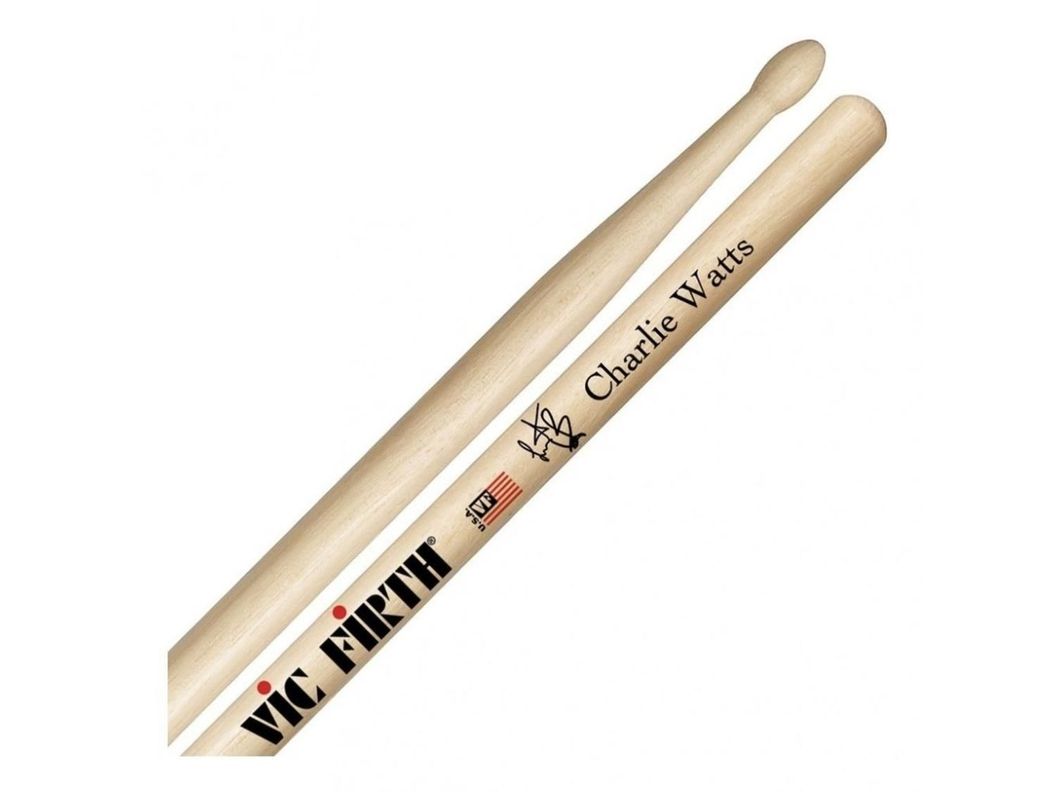Baquetas Batería Serie Autografiados/Charlie Watts Vic Firth-2