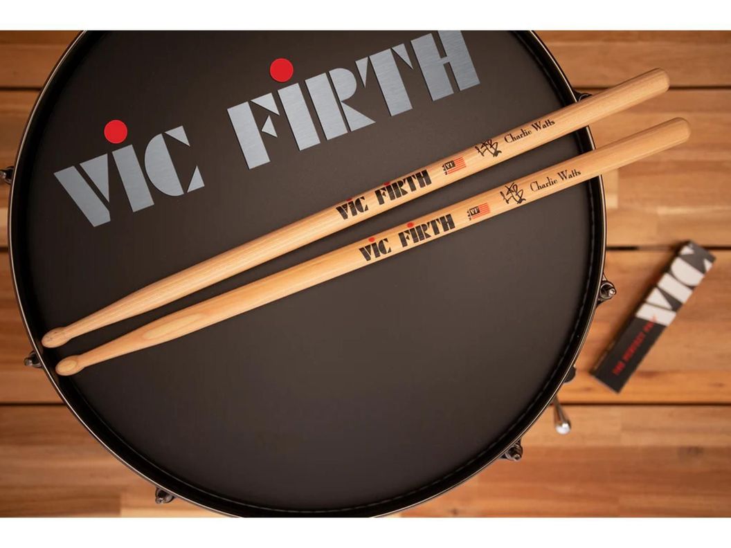 Baquetas Batería Serie Autografiados/Charlie Watts Vic Firth-5