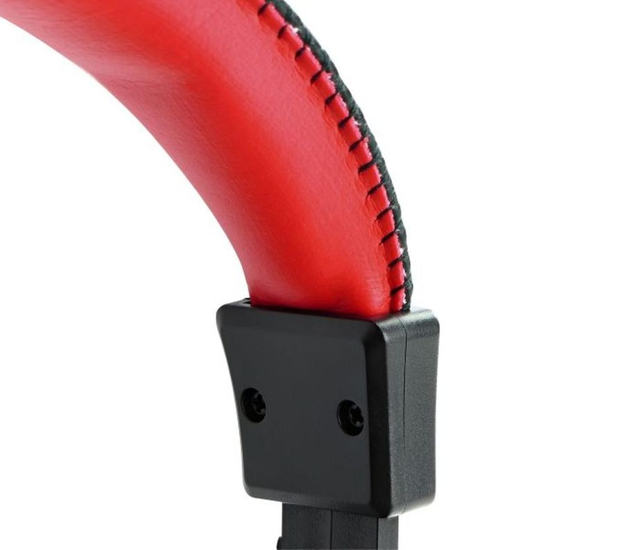 Audífonos Diadema Gamer Xtech XTH-500 Alámbrico Negro, Rojo-3