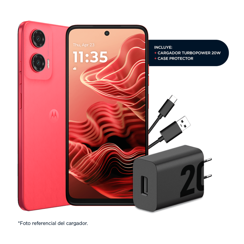 Celular Motorola G35 5G 4 GB 128 GB Naranja-2