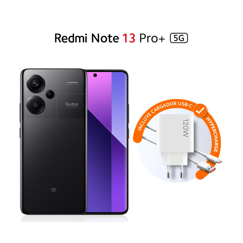 Celular Xiaomi Redmi Note 13 Pro+ 12GB 512GB Midnight Black Xiaomi