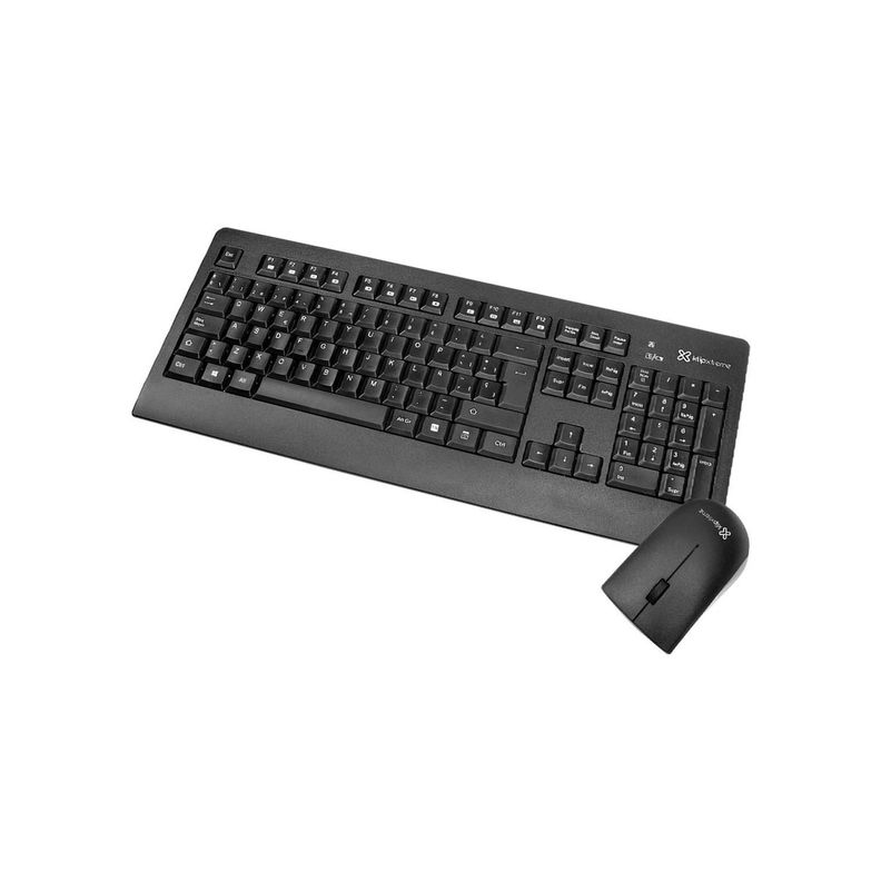 Kit Teclado y Mouse Inspire RF inalámbrico QWERTY Negro-0