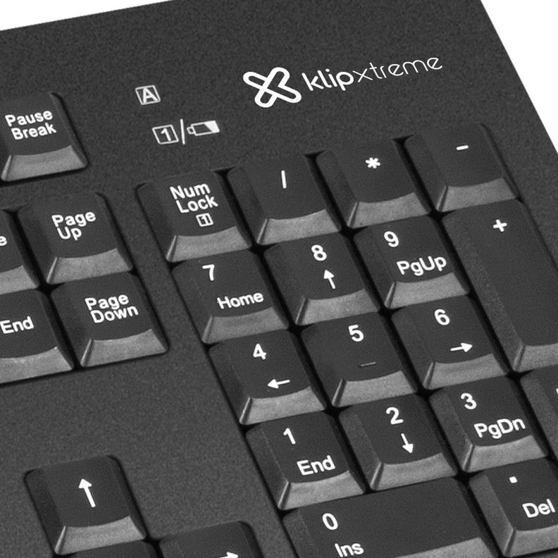 Kit Teclado y Mouse Inspire RF inalámbrico QWERTY Negro-5