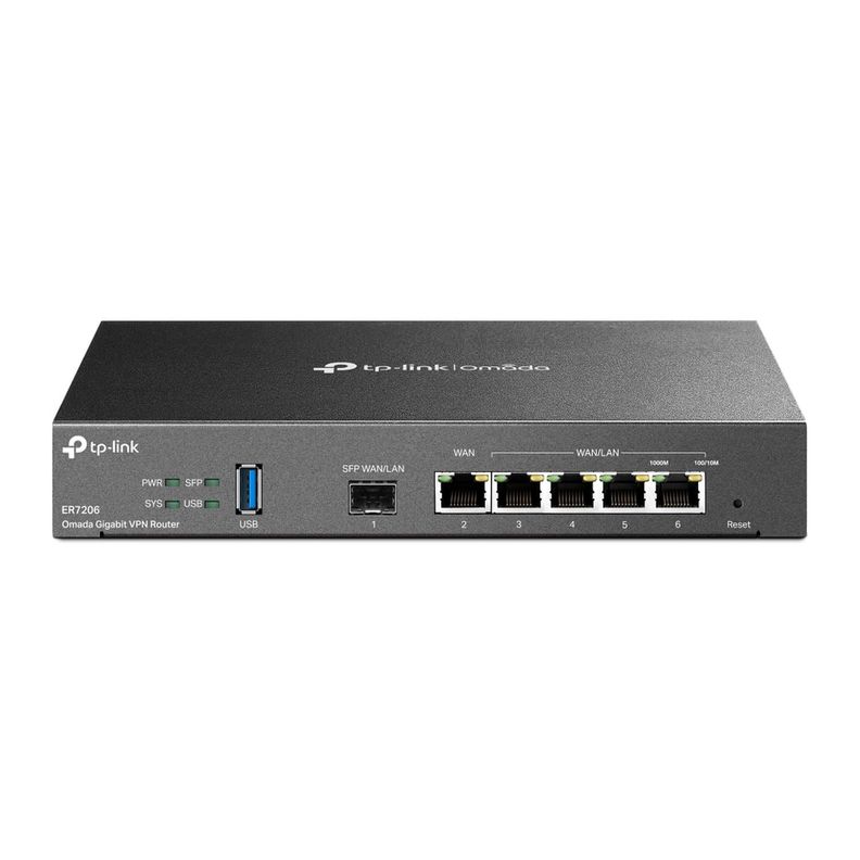 Paris Engineering Pin Router Router Alámbrico TP-Link Omada ER7206 VPN SafeStream TP-Link | Paris.cl