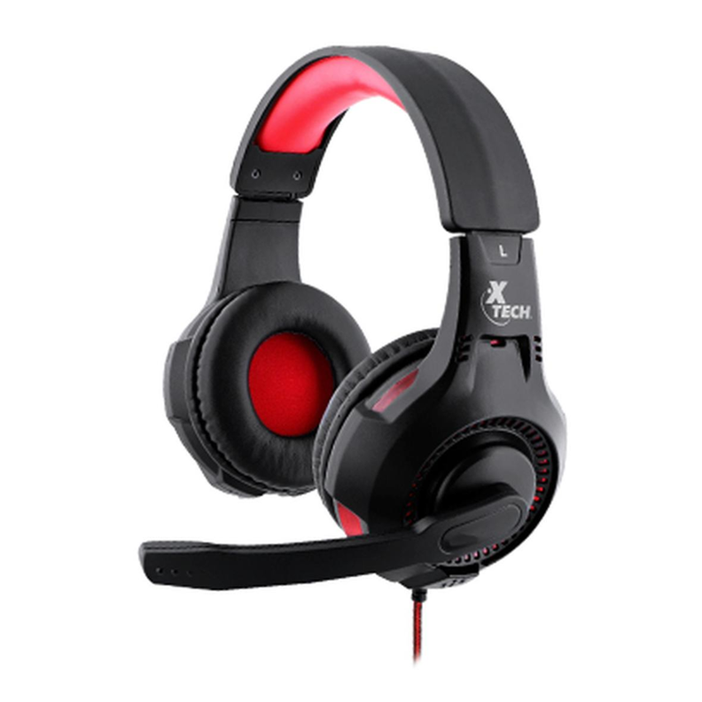 Audífonos Diadema Gamer Xtech XTH-541 Alámbrico Negro-0
