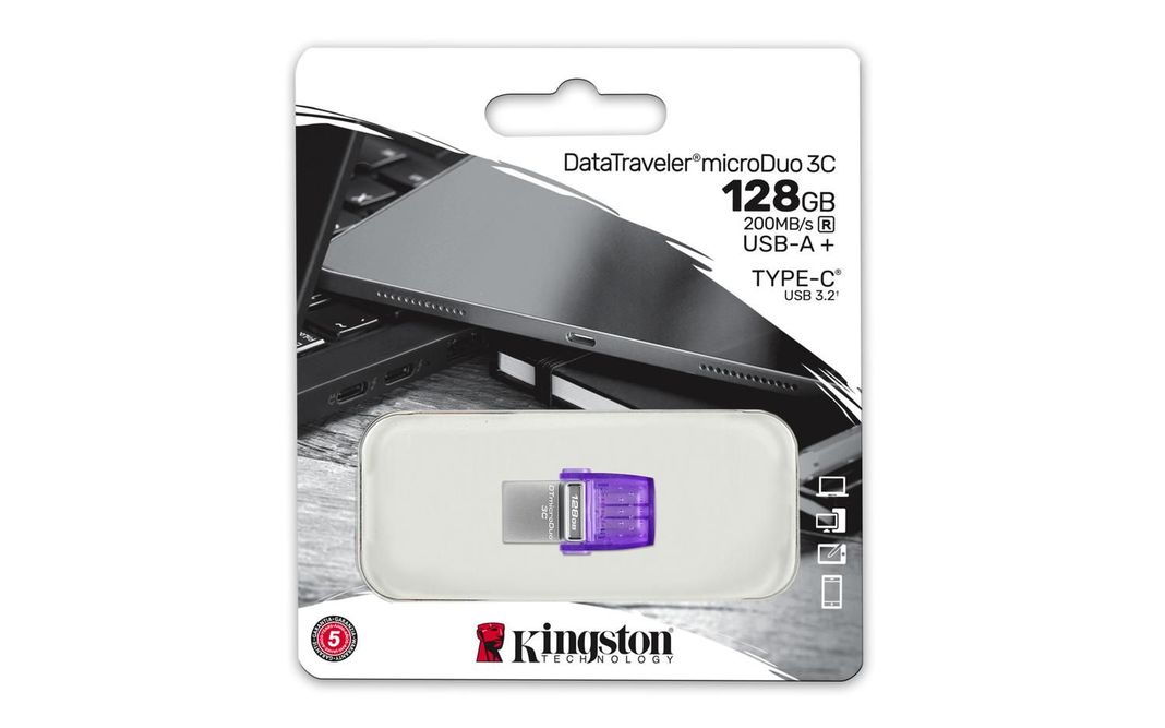 Pendrive Unidad Flash USB 128 GB USB Type-A USB Type-C-3