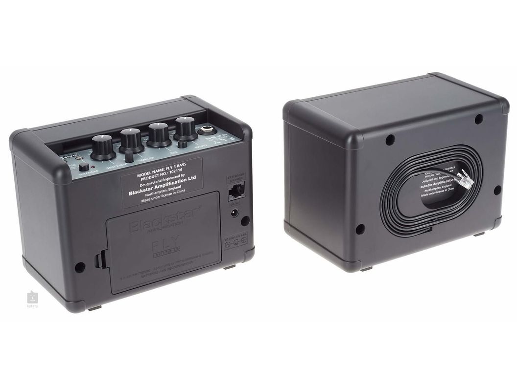 Pack Mini Amplificador para Bajo Fly 3 Bass con extensión-5