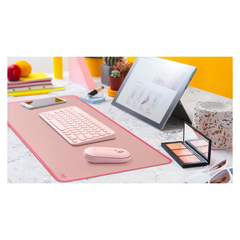 Mouse Pad Logitech Desk Mat Studio Series - Rosa-5