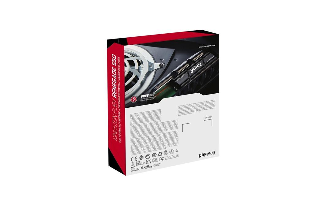 Disco Estado Sólido Interno Kingston FURY Renegade 2TB M.2-4