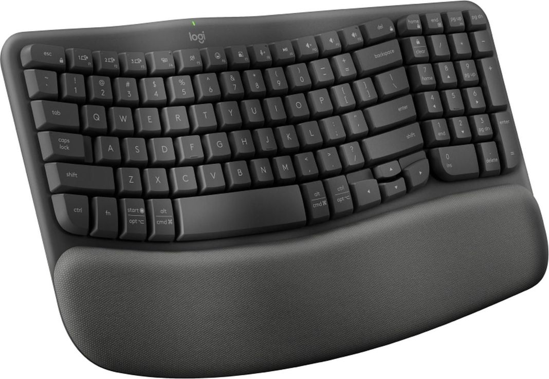 Teclado Wave Keys RF Inalámbrico + Bluetooth QWERTY Español Grafito-2