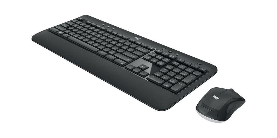 Kit Teclado y Mouse Advanced RF inalámbrico Negro, Blanco-2