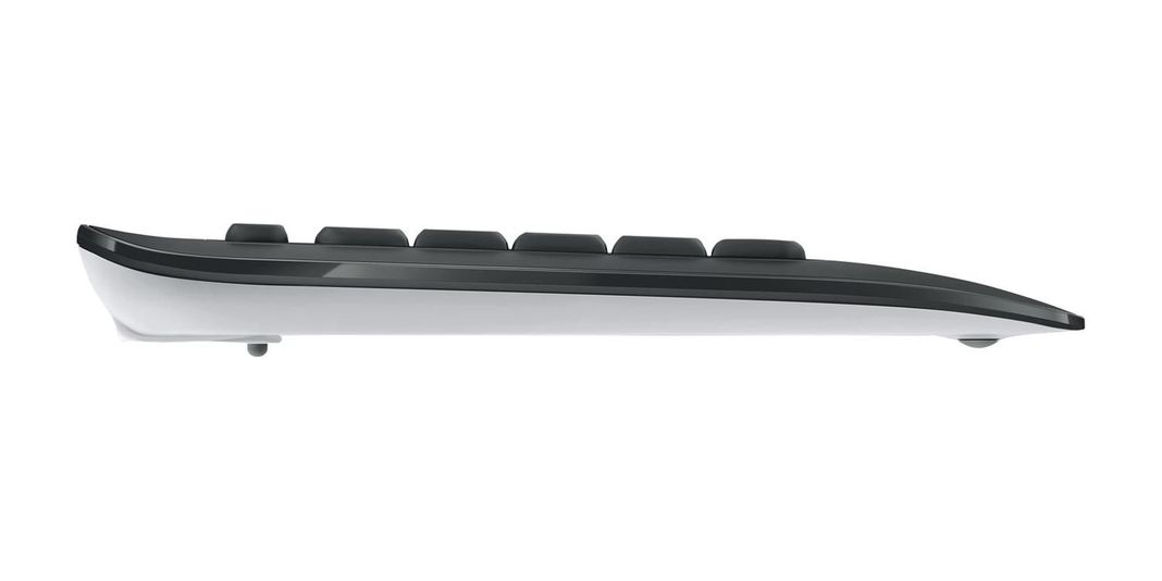 Kit Teclado y Mouse Advanced RF inalámbrico Negro, Blanco-3