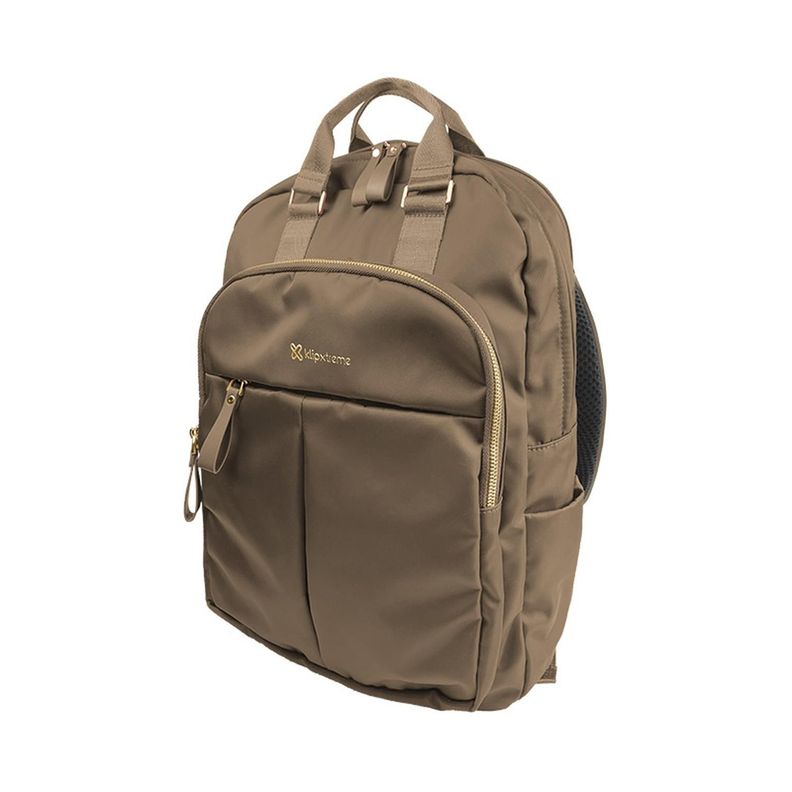 Mochila Klip Xtreme Toscana casual Café-0