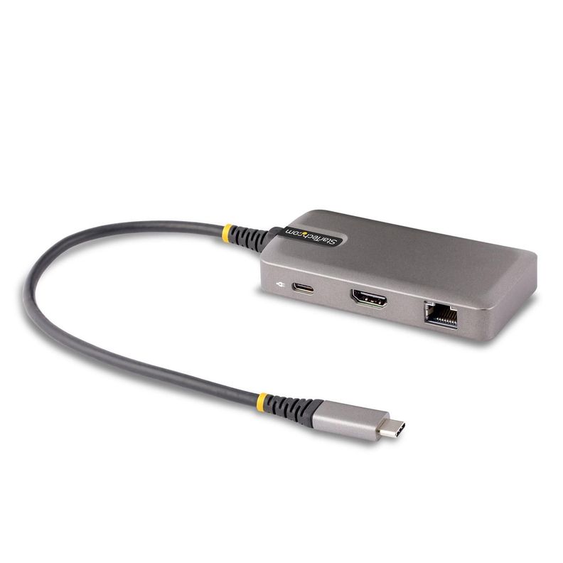 Docking Station USB-C HDMI 4K GbE USB 3.0 de 2 Puertos-0