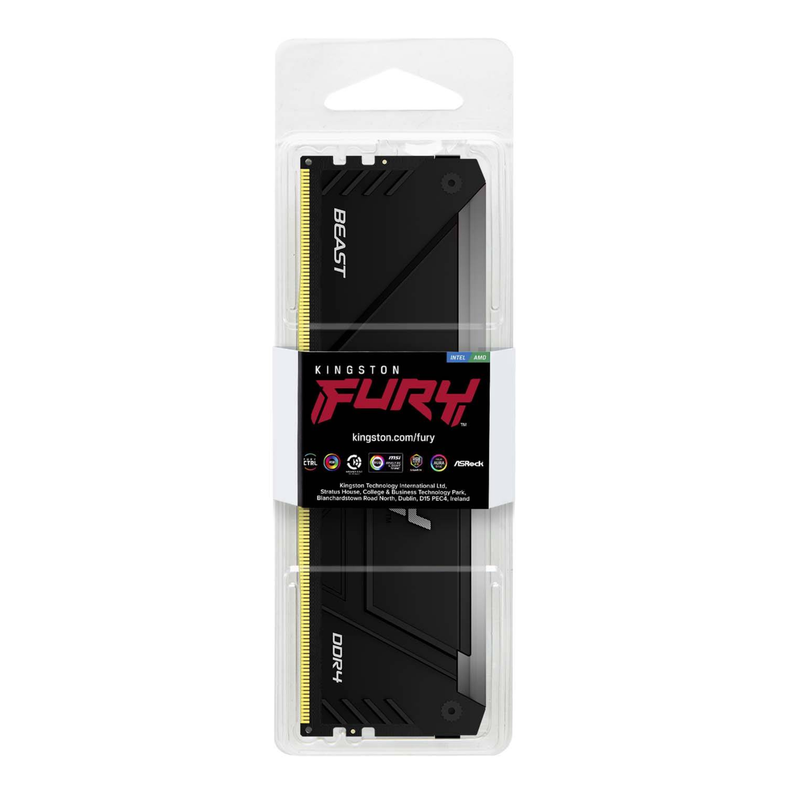 Memoria RAM Kingston FURY Beast RGB 16 GB DDR4 3600MTs-2
