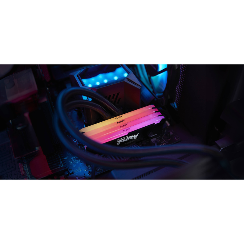 Memoria RAM Kingston FURY Beast RGB 16 GB DDR4 3600MTs-7