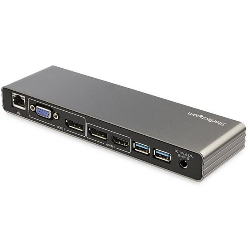 Docking Station StarTech Thunderbolt 3 2 Monitores 4K y 85W-1