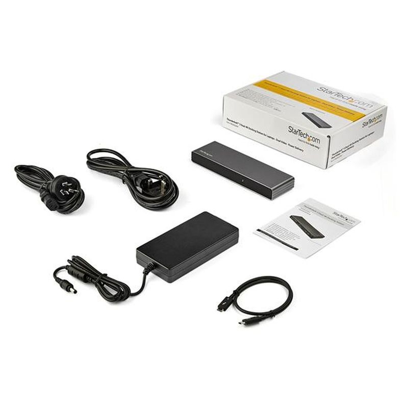 Docking Station StarTech Thunderbolt 3 2 Monitores 4K y 85W-5