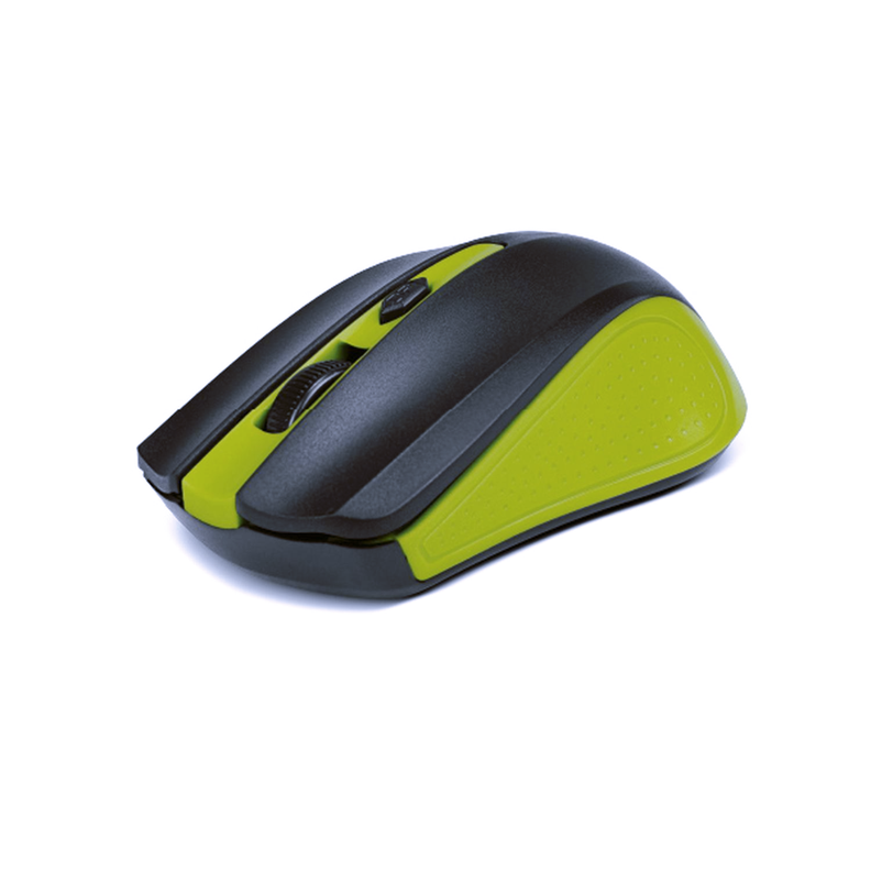 Mouse XTM-310GN Ambidiestro RF inalámbrico Óptico-0