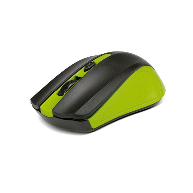 Mouse XTM-310GN Ambidiestro RF inalámbrico Óptico-1