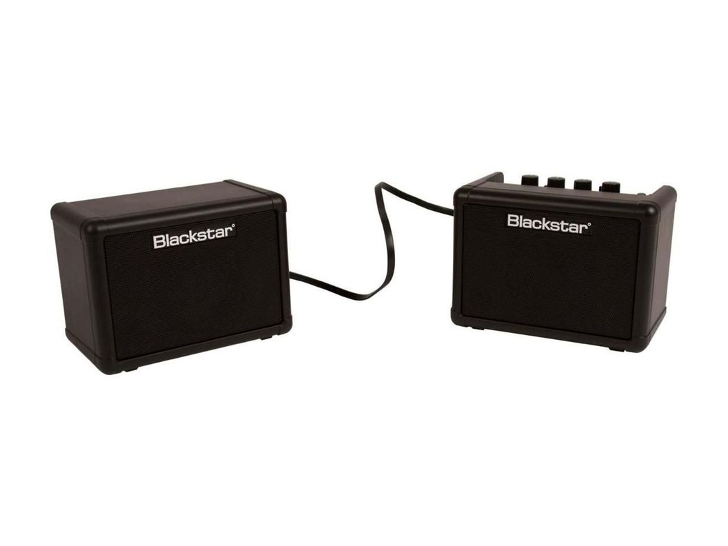 Pack Mini Amplificador Guitarra Fly 3 Stereo Extensión-0