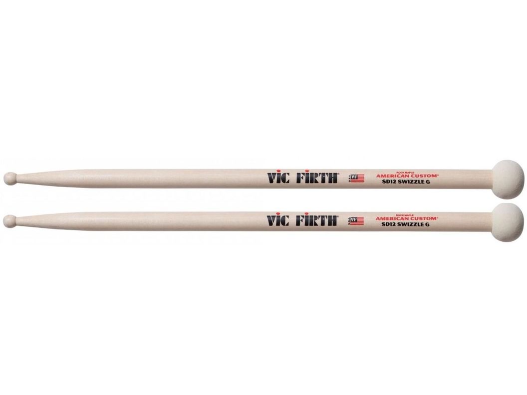 Baquetas Batería American Custom S12 SWIZZLE GENERAL MALLET Vic Firth-1