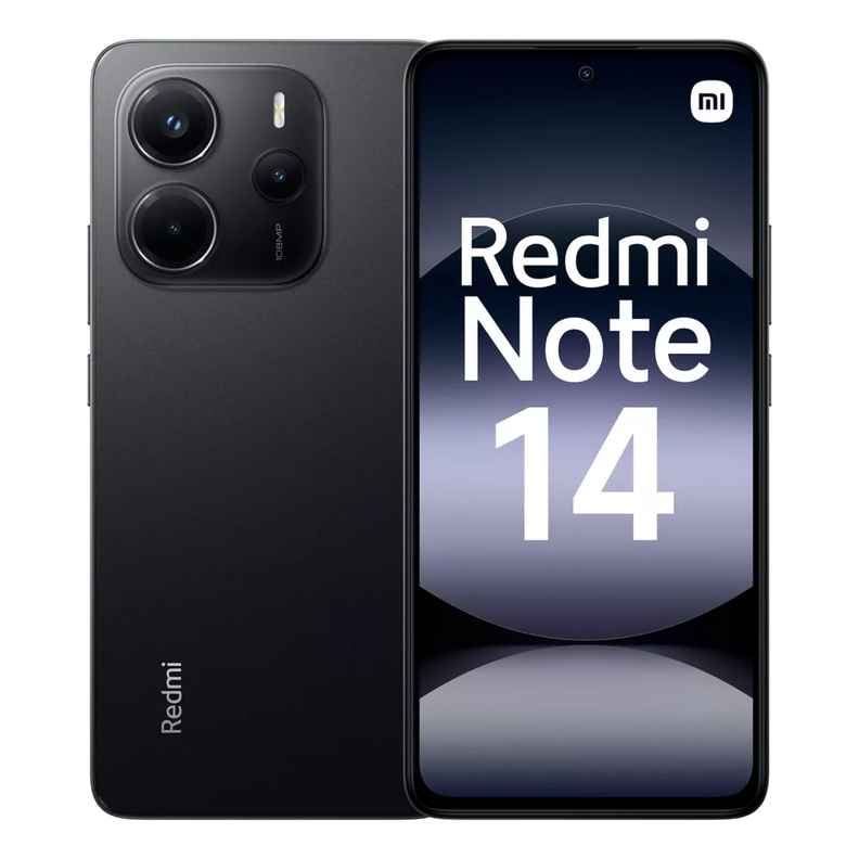 Celular Xiaomi Redmi Note 14 8GB 256GB Midnight Black-0