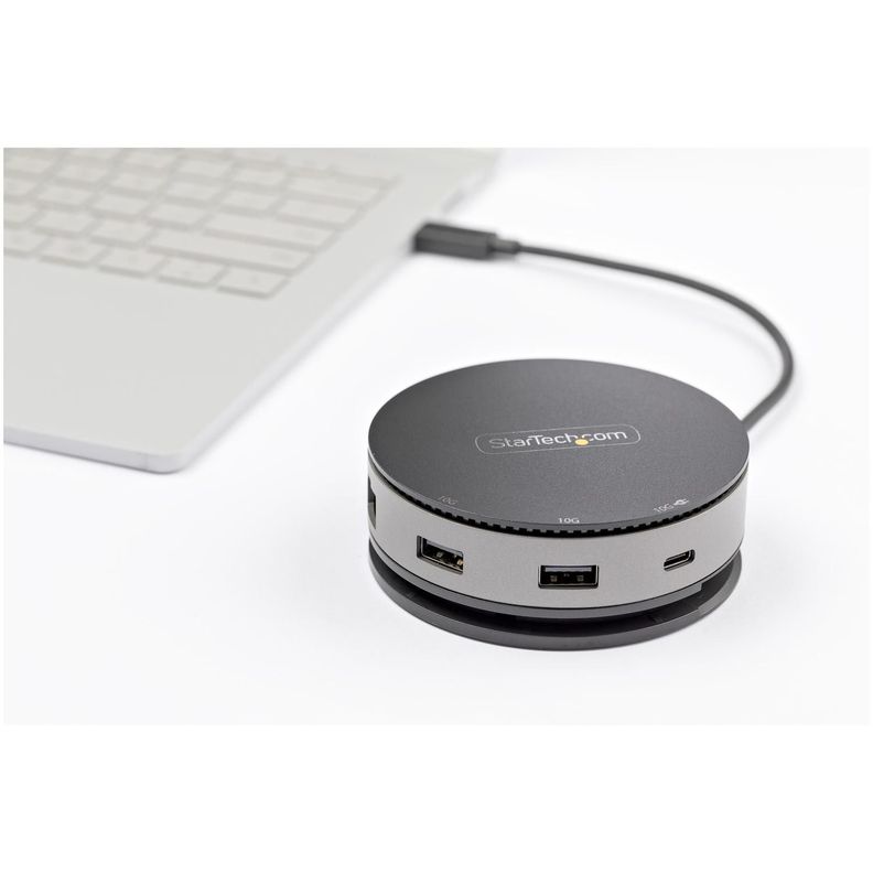 Docking Station Portátil HDMI 4K DP VGA GbE 3 puertos USB-4