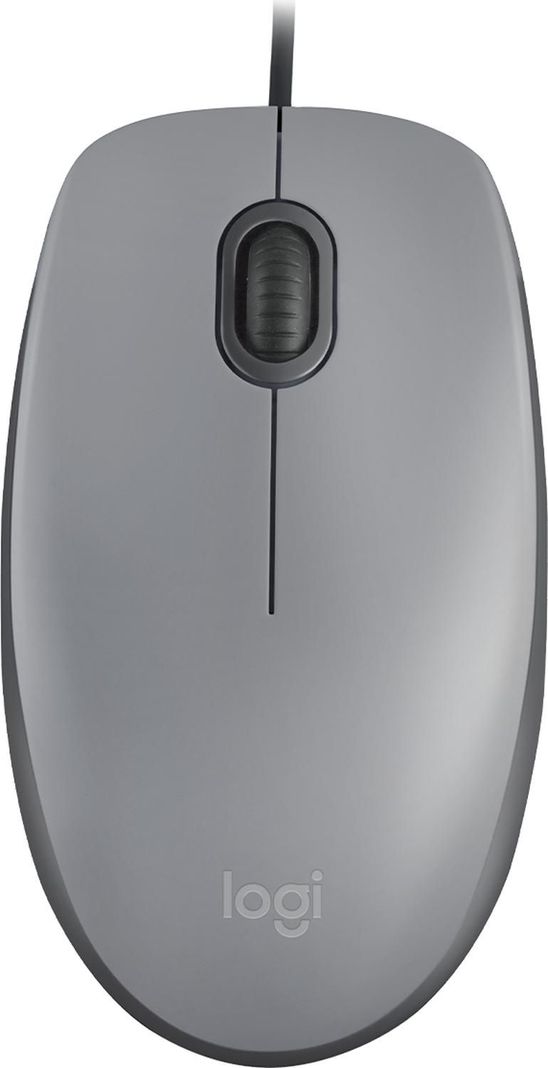Mouse SilentTouch USB con Sensor Óptico Gris
