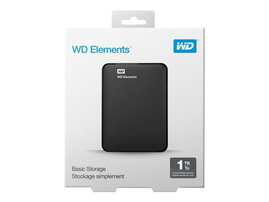 Disco Duro Externo 1TB WD Elements Portable 2.5"-4