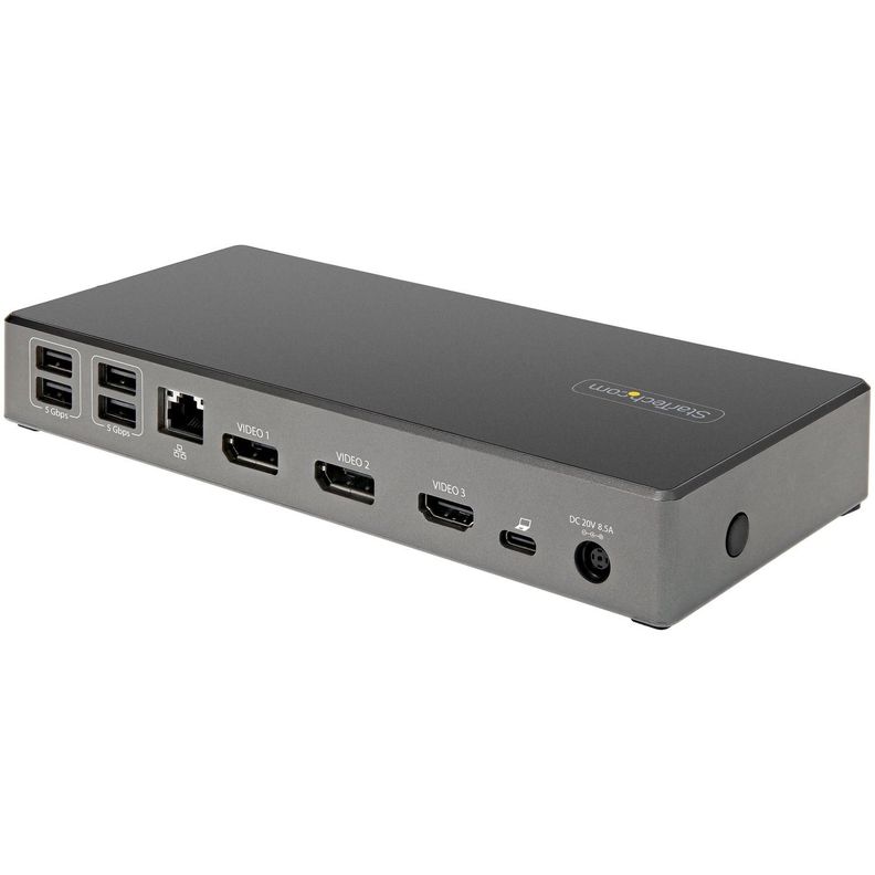 Docking Station StarTech USB Tipo C para 3 Monitores 4K-3