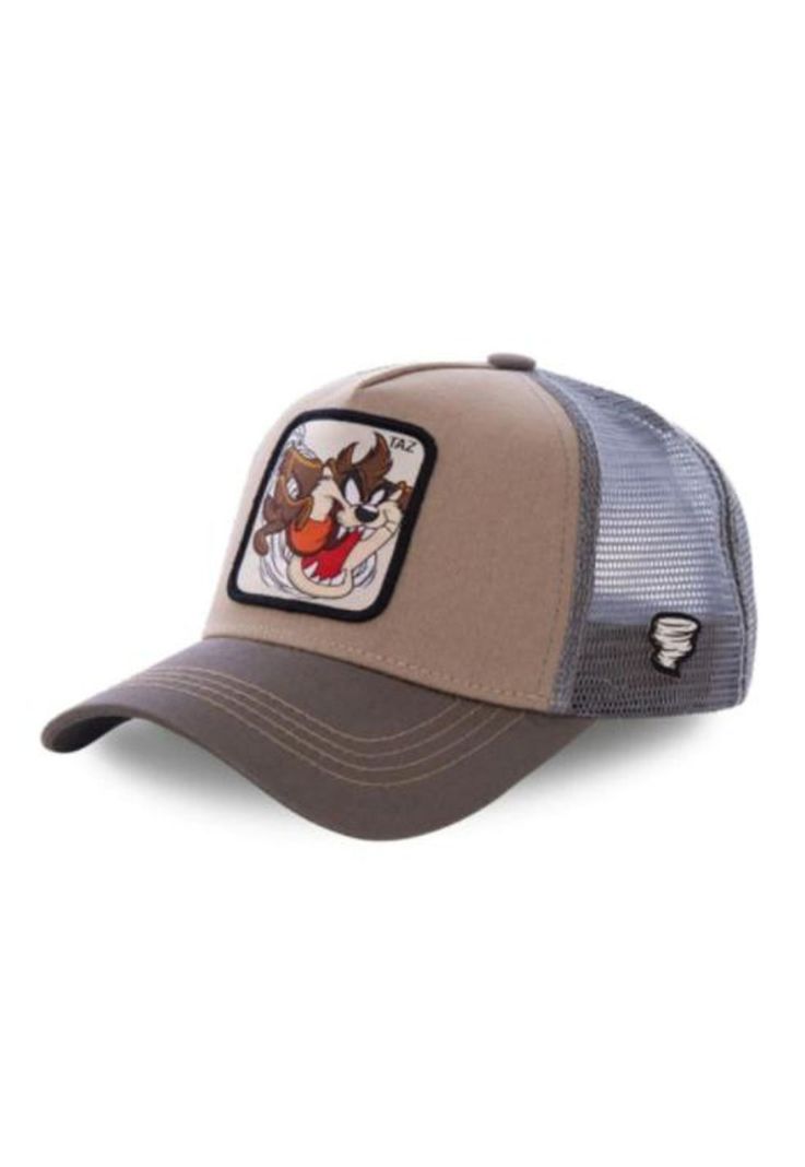 Gorro-jockey Visera Curva con Malla Diseño Taz-0