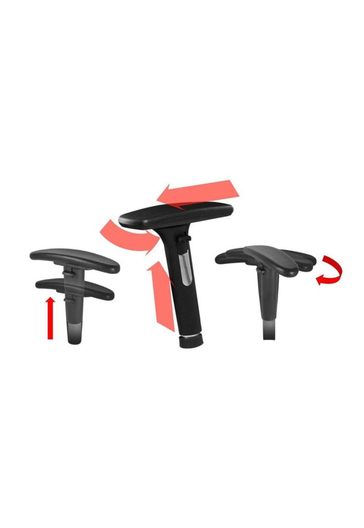Silla Gamer de Oficina Profesional Ulrik Roja-5