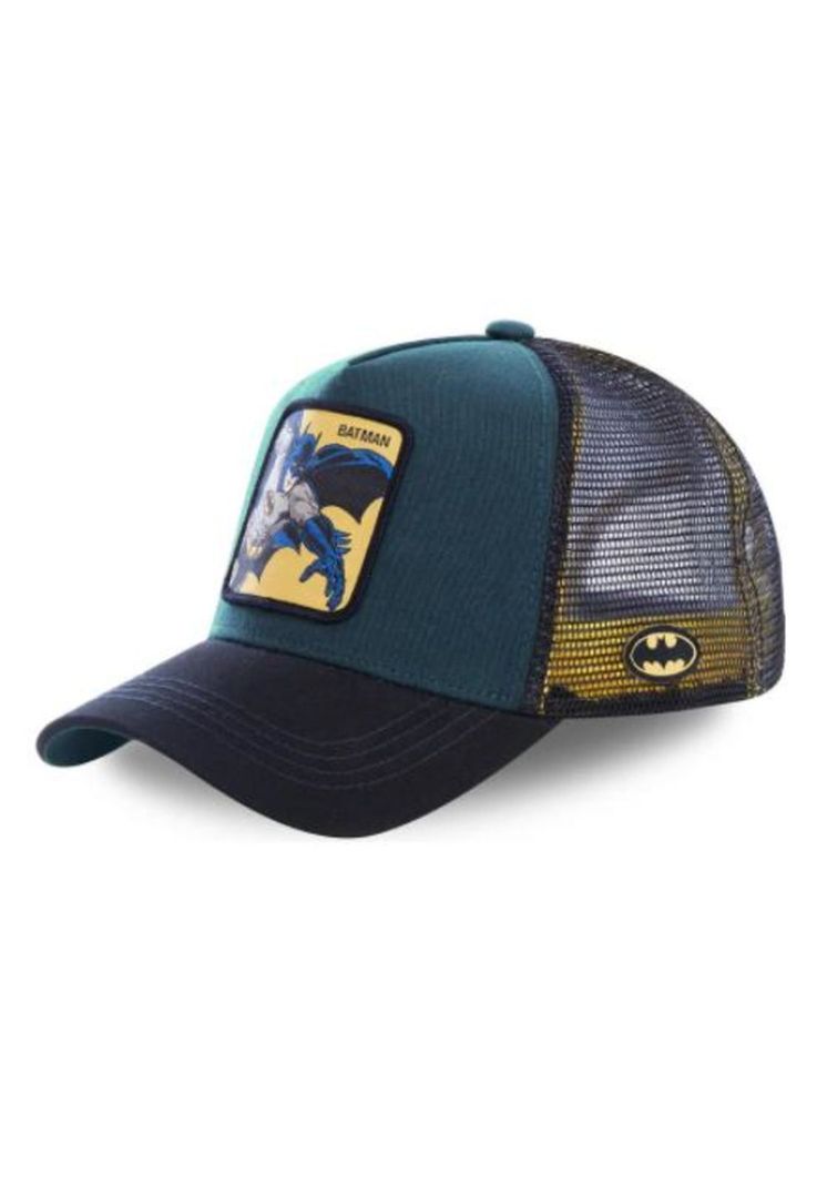 Gorro-jockey Visera Curva con Malla Diseño Batman-0
