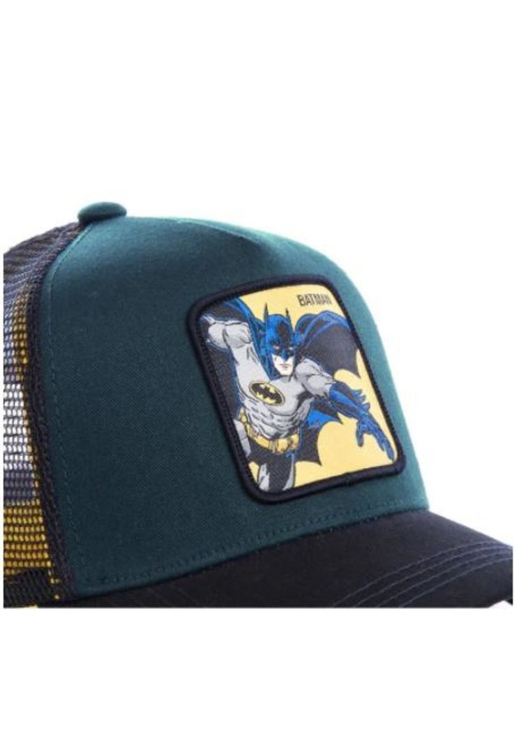 Gorro-jockey Visera Curva con Malla Diseño Batman-2