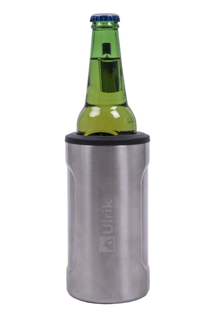 Beer Cooler Plateado Enfriador Cerveza Doble Pared-0