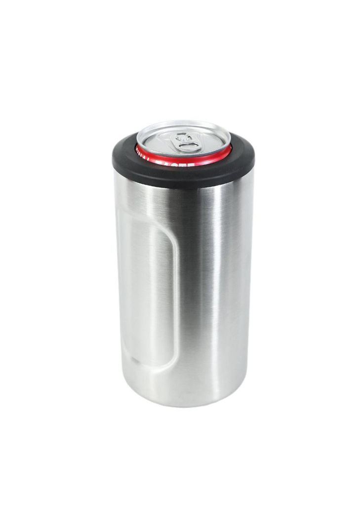 Beer Cooler Plateado Enfriador Cerveza Doble Pared-3