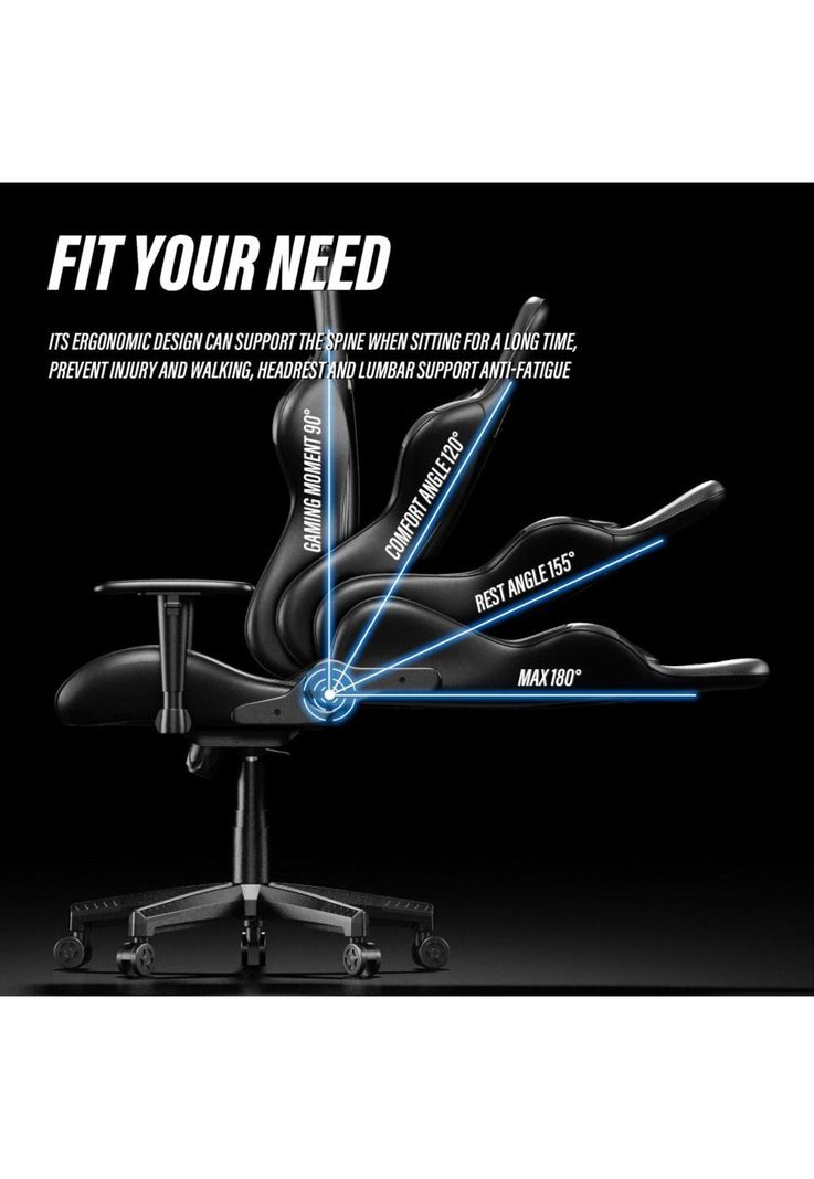 Silla Gamer de oficina Profesional Ulrik Pro XL Iron 4D Naranjo-7