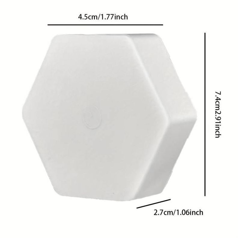 Lampara De Pared Hexagonal Con Sensor Tactil/Control Remoto-2