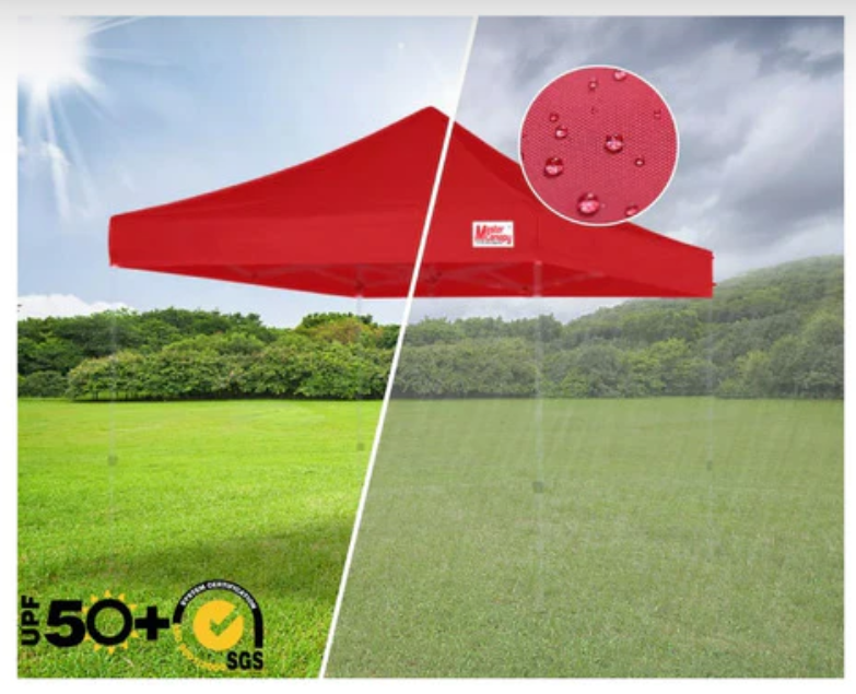 Techo Lona Carpa Rojo Techo Para Toldo Plegable 3x3 Rojo-1