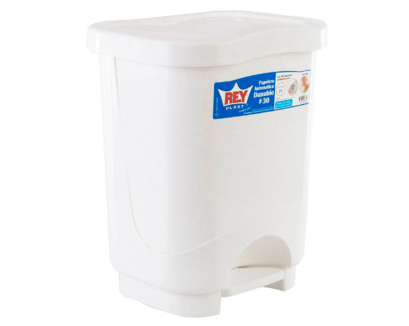 Basurero De Pedal Danubio 19 Litros Reyplast-2