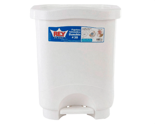 Basurero De Pedal Danubio 19 Litros Reyplast-3