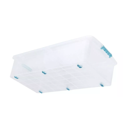 Caja Organizadora Bajo Cama 48 Litros Con Ruedas-1
