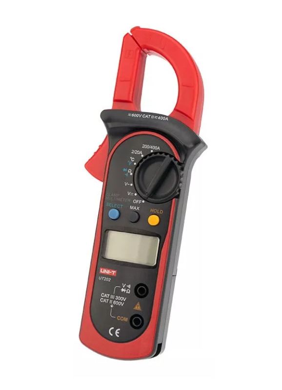 Pinza Amperimétrica Digital Uni-t Ut202 400a-0