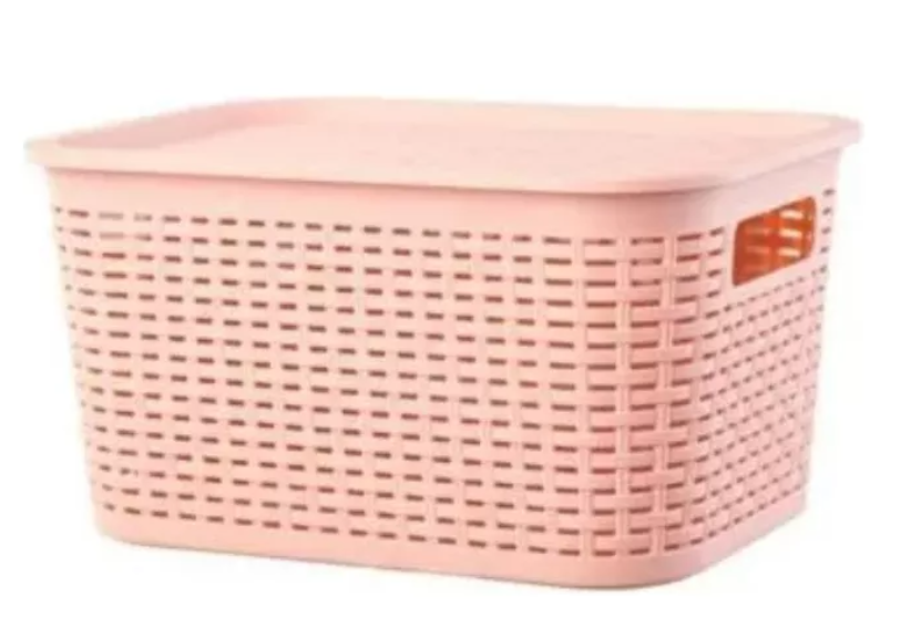 Caja Organizadora Ratán 6 Lt. / Pack 3 Unidades-1