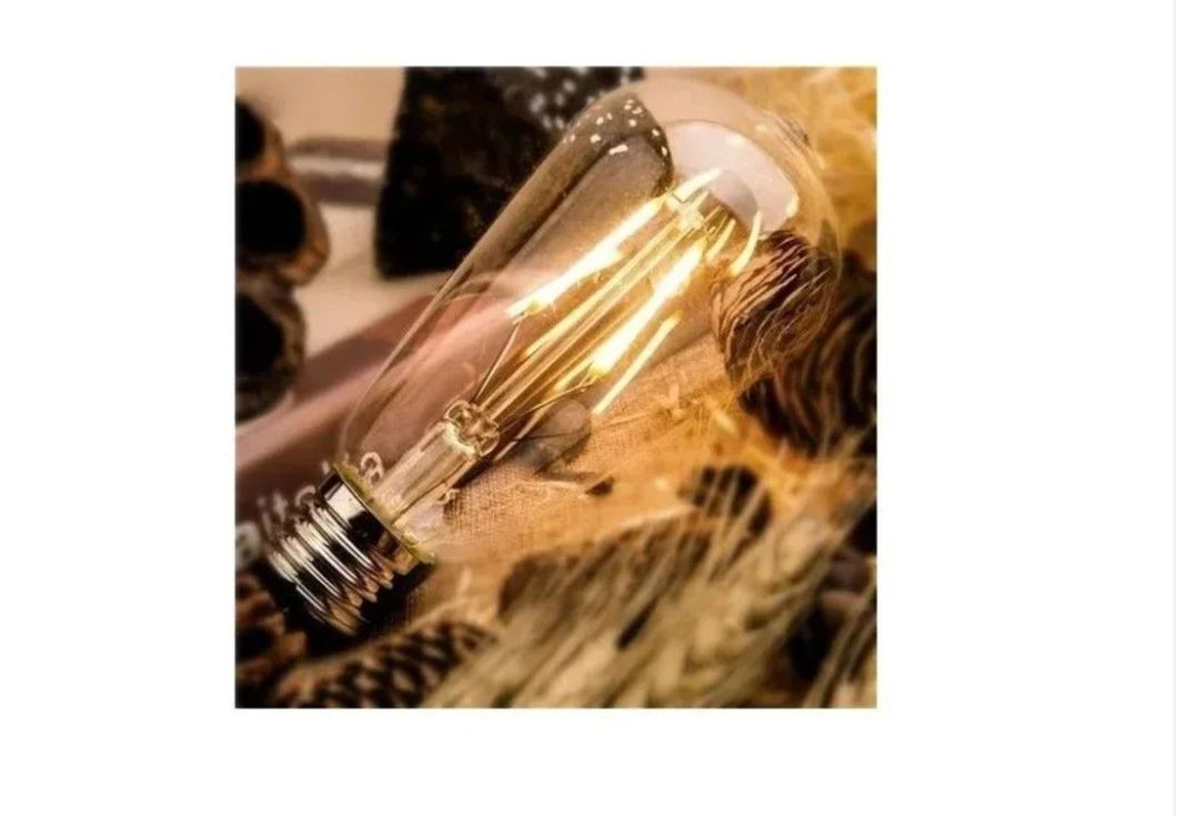 Ampolleta Led Tipo Edison 4 Watts Retro Vintage Luz Cálida -2