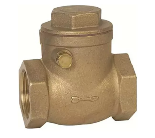 Válvula Retención Horizontal Chapaleta Bronce 1 1/2 Pulgada-1